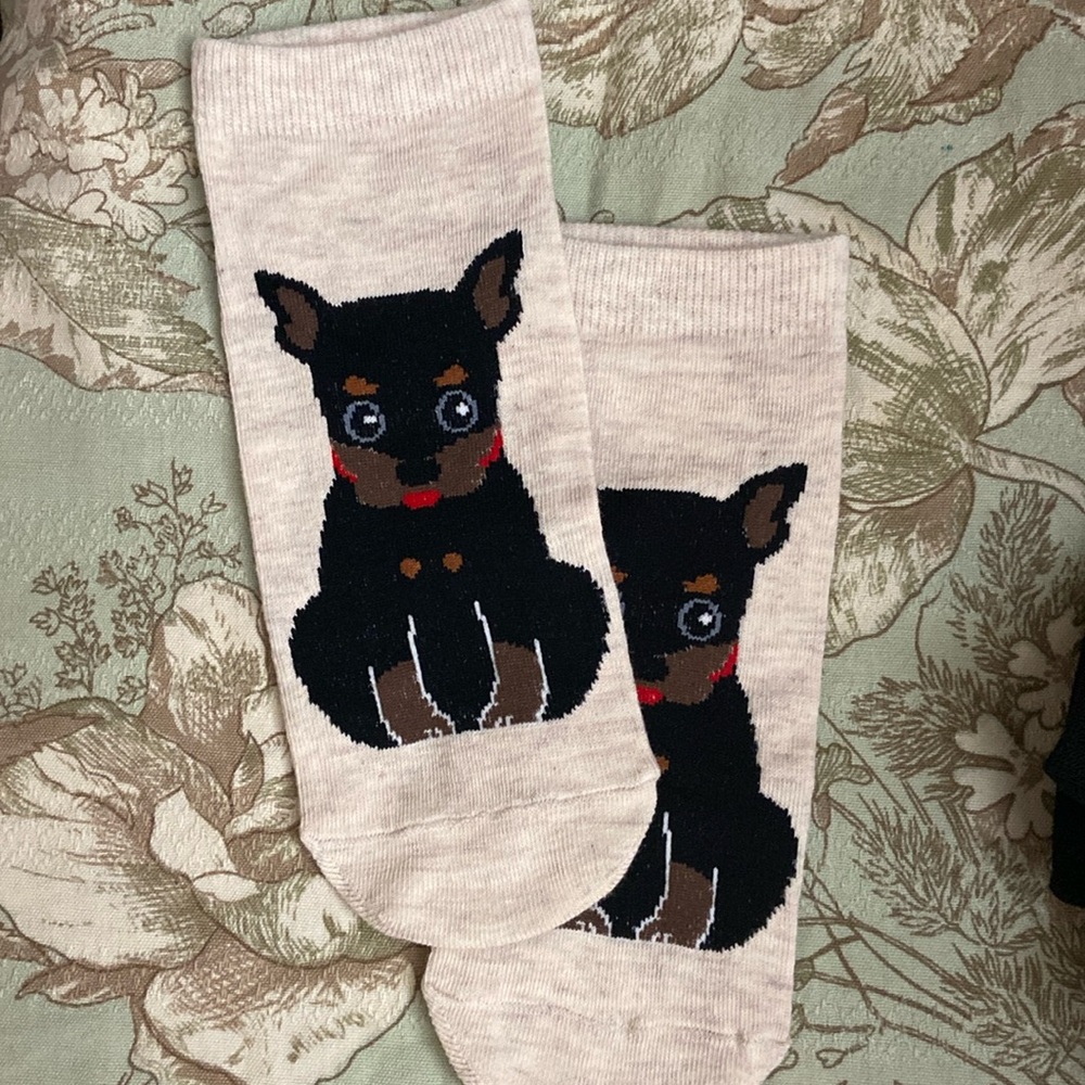 NEW 5 Pack DOG Print Ankle Socks 5-Pack! Size 5-10 - Picture 4 of 12